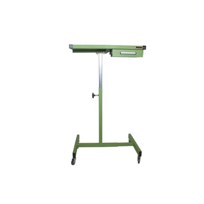 K Tool International 75108 Adjustable 30 Inch Teardown Worktable with Drawer, 200 lb Capacity, Height Adjustable 34 to 47.75 Inches, HD Steel Construction with Swivel Casters, Rubber Bumper Corners