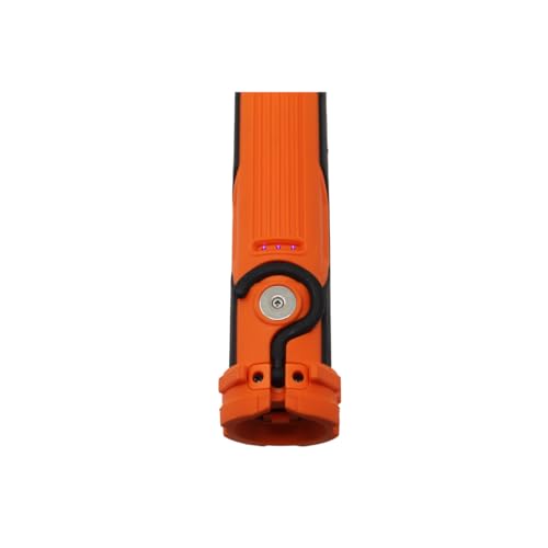 K Tool International XD52848 15.5-Inch Adjustable LED Work Light, Orange/Black, Battery Powered, 6 Levels of Brightness, 700 Lumens