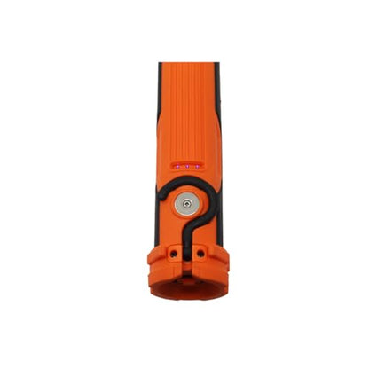 K Tool International XD52848 15.5-Inch Adjustable LED Work Light, Orange/Black, Battery Powered, 6 Levels of Brightness, 700 Lumens