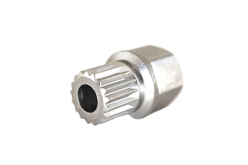 TEMO 33/17Pt Wheel Lock Nut Screw Removal Key Anti-Theft Lugnut Socket S3054 for BMW Vehicles - size: 33/17PT