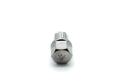 TEMO 54/9Pt Wheel Lock Lugnut Anti-Theft Lug Nut Screw Removal Key Socket S3057 for Vw Audi - size: 54/9PT