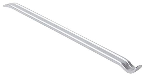 Groz 21" Tire Lever, Forged Carbon Steel with Nickel Plating, Straight Pattern Hook & Taper Pry Bar for Tire Mounting, Truck, Motorcycle & ATV Wheels (33181) - size: 21-inch