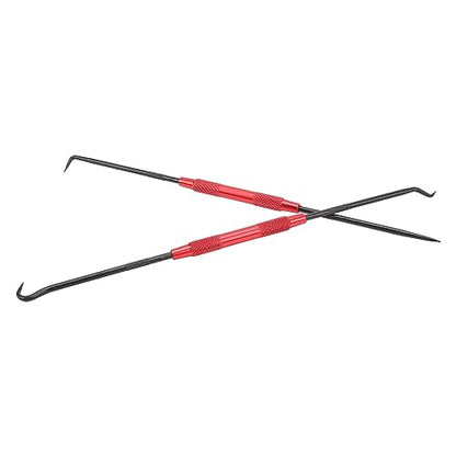 2 Sets O Ring Pick, Carbon Puller Tool with Removable Hook Head for Cars, Efficient Fast Oil Seal Removal