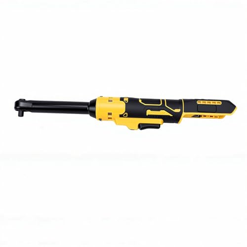VBESTLIFE Cordless Ratchet Wrench, in Electric Wrench with 74ft.lbs Torsion and Reinforced Head, for Automotive Repair, with 1/2 and 1/4 Inch Adapters and 3 Inch Extension Bar