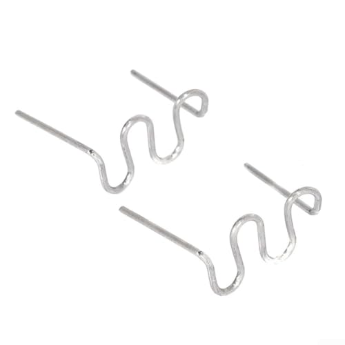 1000Pcs Welder Staples, 0.6mm S Wave Staples for Car Bumper Bodywork Plastic Stapler Repair Kit for Car Bumper Repair, Architectural Modeling, Plastic Craft Welding Supplies