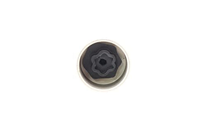 TEMO #55 Wheel Lock Lugnut Anti-Theft Lug Nut Screw Removal Socket Key S3055 for BMW Vehicles - size: #55