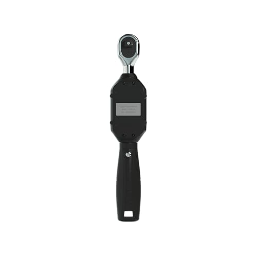Digital Torque Wrench 3/8-inch Drive, 1.33-44.25 ft-lbs (1.8-60 Nm) (16-531 inch Pound) with Buzzer & LED, Calibrated (VTWM-60), Red