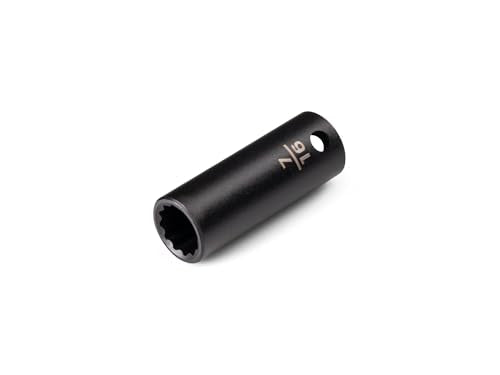 TEKTON 3/8 Inch Drive x 7/16 Inch Impact Socket | SID14211 - size: 7/16-Inch, style: Semi-Deep