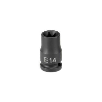 Grey Pneumatic 1114ET Impact Socket - style: E14 External Star Impact Socket