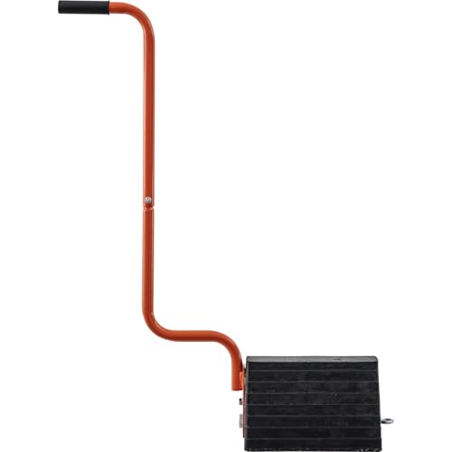 Buyers Products WC1087 Rubber Wheel Chock with Bolt-On Handle, Anti-Slip Wheel Stopper for Trucks, RVs, Trailers, Campers & Cars, Tire Chock Stabilizer