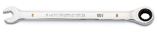 GEARWRENCH 8mm 4 Degree Swing Arch 12 Point Ratcheting Combination Wrench - 86908 - size: 8mm