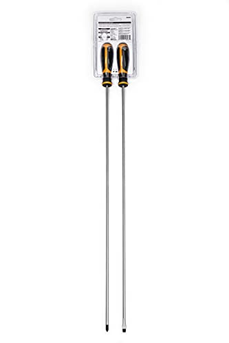 GEARWRENCH 2 Pc. Phillips/Slotted Dual Material Screwdriver Set - 80068H - size: 2 Pc. Slotted/Phillips