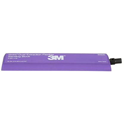 3M™ Hookit™ Dust Extraction Flexible Sanding Block 35828, 406 mm x 67 mm - size: 406 mm x 67 mm, style: Flat