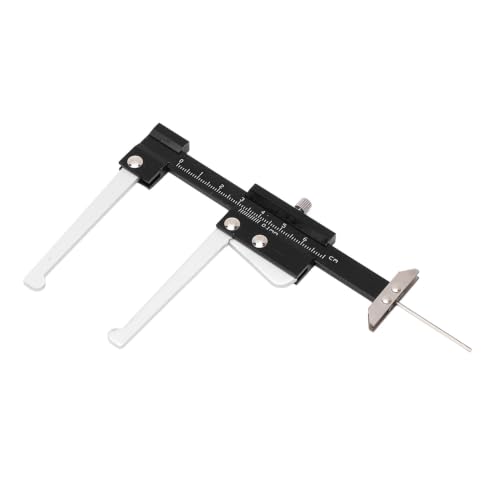 Brake Disc Depth Gauge, Lever Action Floating Jaw Precision, Tire Tread Depth Gauge, 0-60mm Metric Scale for Car Owners, Mechanics, Auto Repair Shops, DIY Vehicle Maintenance, HOM