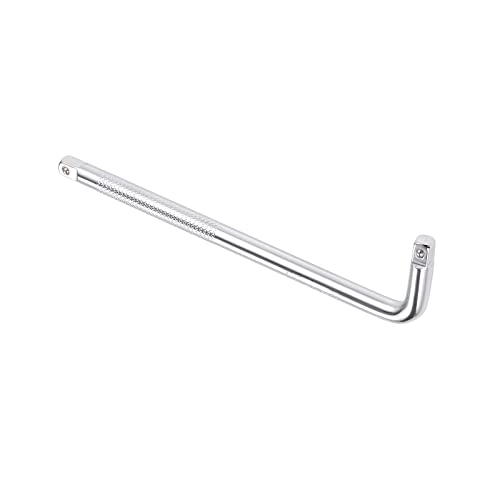 Breaker Bar - [1/4 Inch Drive] L Shape Socket Wrench Extension for Car Mechanical Equipment Repair Use, CR-V Steel