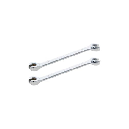 Auniwaig 2 Pcs 6mm x 8mm Flare Nut Wrench 0.24 x 0.31 Inch Metric Double Open End Geardrive Flare Nut Wrench for Removing Replacing Nuts - size: 6x8mm