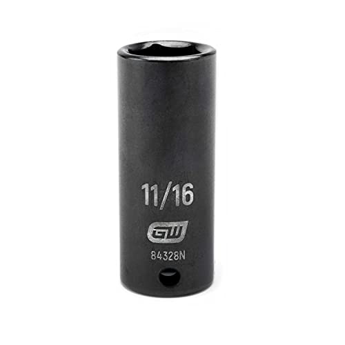 GEARWRENCH 3/8" Drive Deep Impact SAE Socket 11/16", 6 Point - 84328N