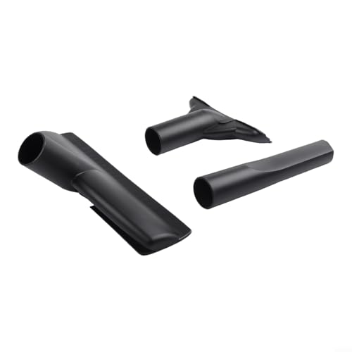 Vacuum Nozzle Kit 1.25 Inch, 3-Piece Set With Crevice Tool For Tight Spaces, Gulper Nozzle For Car Interior, Shop Hose Attachments For Wet Dry Vacuum