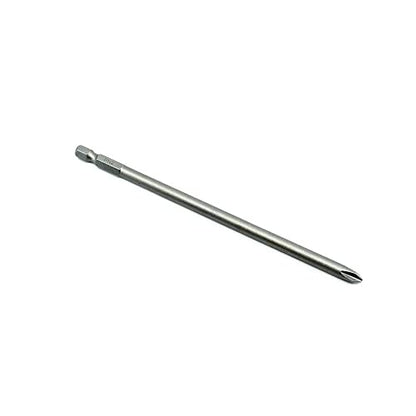 Benchmark Abrasives 1/4 Inch Hex Anti Slip Phillips Insert Screw Head Screwdriver Bits, Rotary Drill Bits for Repairing Electronics, Automotive Parts, Furniture (50 Pack) - (PH2 x 6") - size: PH2 x 6"