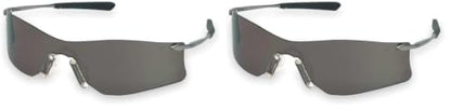 Crews T4112AF Rubicon Safety Glasses Grey, Lens Anti-fog Lens, 1 Pair (Pack of 2) - size: 1 Count (Pack of 2)