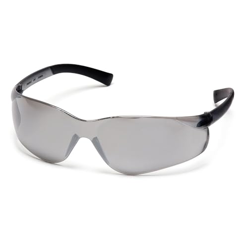 Pyramex Ztek Safety Glasses ANSI Z87+ - color: Silver Mirror Frame/Silver Mirror Lens, size: One Size (Single)