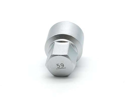 TEMO #59 Anti-Theft Wheel Lug Nut Removal Socket Key 3437 for Porsche - size: #59