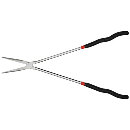 16 Inch Long Reach Pliers, Needle Nose Pliers Repairing Pliers with Long Handle, Steel Tip Nose Pliers for Mechanics/Technicians/Contractor/Home Repairing (Straight Angle)