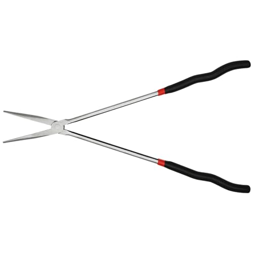 16 Inch Long Reach Pliers, Needle Nose Pliers Repairing Pliers with Long Handle, Steel Tip Nose Pliers for Mechanics/Technicians/Contractor/Home Repairing (Straight Angle)