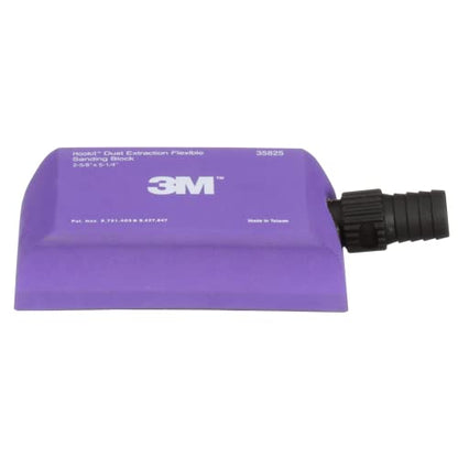 3M™ Hookit™ Dust Extraction Flexible Sanding Block 35825, 133 mm x 67 mm - size: 133 mm x 67 mm, style: Flat