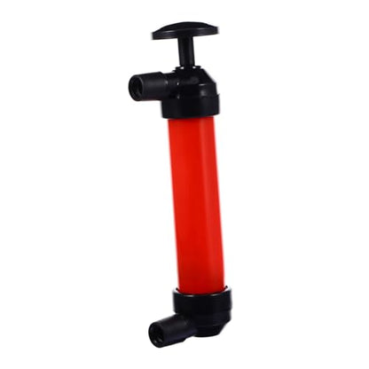 Gatuida Manual Oil Pump Automotive Tools Fluid Transfer Liquid Transfer Pump Transfer Pump Kit Oil Changers Siphon Hose Oil Absorbers Plastic Oil Red Second Generation Car, 22.5X4.5CM