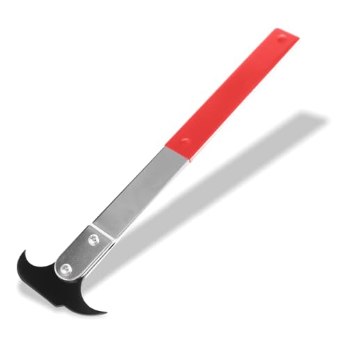 Seal Puller, Oil Seal Removal Tool with Dual Hook Tips, Heat-Treated Steel | Universal, Crank Seal Installer and Remover, for Car, SUV, Light Truck and Machine Repair, Non-Slip Handle, Heavy-Duty Tool - color: Red