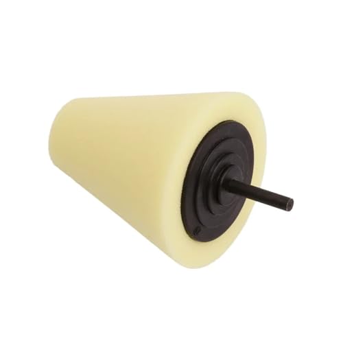 Wheel Used for Electric Drill Burnishing Ball Polishing Cone Set Car Hub Buffing Sponge Kit - color: Yellow 3pcs