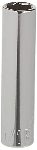 CRAFTSMAN Deep Socket, SAE, 1/4-Inch Drive, 5/16-Inch, 6-Point (CMMT43575) - size: 5/16"