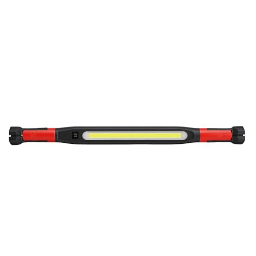 Pomya USB Rechargeable Under Hood Work Light Bar, 1200LM Super Bright Magnetic COB Light with 360° Flexible Neck for Car Repair, Garage, Automotive Mechanics