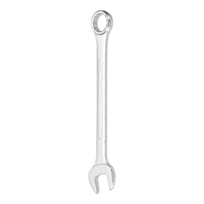 HARFINGTON Combination Wrench 22mm Metric 12-Point Box and Open End Zinc Plated Steel Double Ended Spanner Tool for Automotive Pipe Furniture Machinery DIY Repair, Silver White - size: 22mm