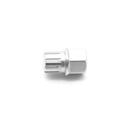 TEMO 16/10Pt Wheel Lock Nut Screw Removal Key Anti-Theft Lugnut Socket S3054 for BMW Vehicles - size: 16/10PT