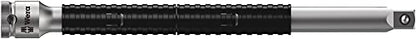 Wera 05004017001 8100 SA 7 Zyklop Metric Metal Ratchet Set with Push-Through Square, 28 Piece, 1/4" Drive
