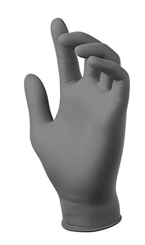 Mechanix Wear Nickelback 6 Mil Nitrile Disposable Gloves Grey 50 Pack Large