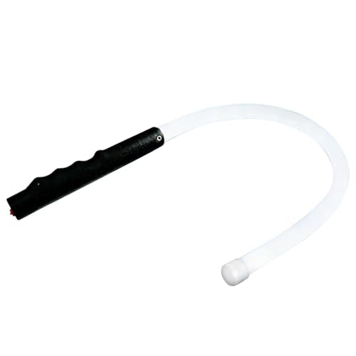 30in Bendable LED Work Light, Type-C Rechargeable Inspection Lamp for Garage Automotive Repair 360 Degree Flexible Neck Hanging Utility Task Light for Camping Workshops - color: Black