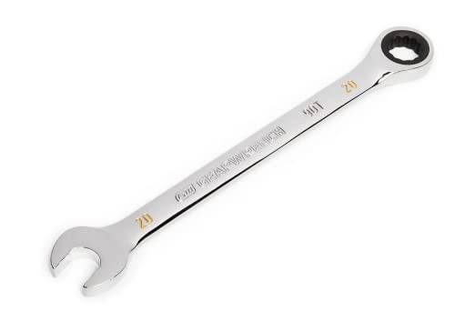 GEARWRENCH 20mm 4 Degree Swing Arch 12 Point Ratcheting Combination Wrench - 86920 - size: 20mm