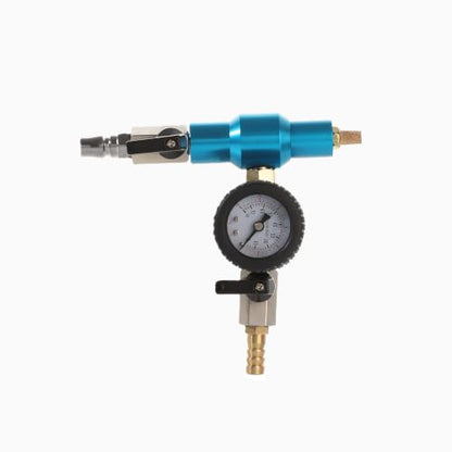 Coolant Vacuum Refill Kit, Vacuum Coolant Refill Kit with Pressure Gauge, 5 Sizes Adapters, Cooling System Vacuum Purge & Refill Kit for Most Vehicles