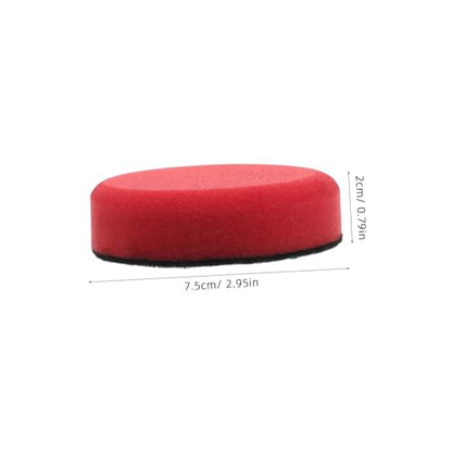VOSAREA Car Polishing Pads 6-Piece Set Hand Waxing and Buffing Sponge Applicators Compatible Car Buffers and Polishers for