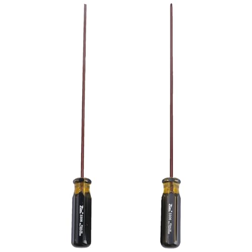 DOITOOL 2Pcs Slotted and Phillips Screwdriver, 15 inch Long Cross- head Screwdriver Screwdriver, Long Screwdriver Set Magnetic Tip Screwdriver Set