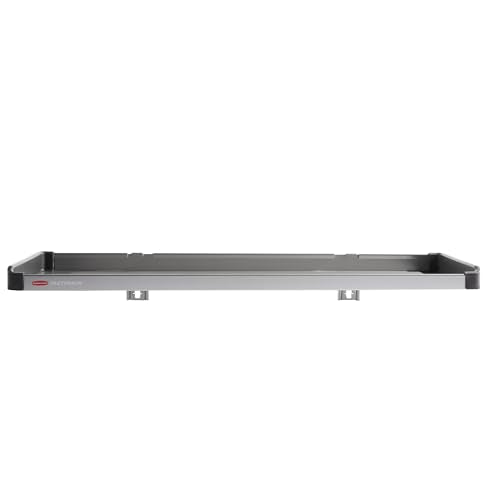 Rubbermaid FastTrack Rail Large Shelf Organization System, Holds up to 50 Pounds, Ideal for Cleaning Products/Garden Supplies/Laundry Products - style: Large Shelf