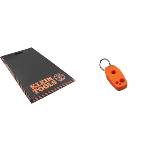 Klein Tools 60136 Kneeling Pads, Adult Men's Large Soft Thick Closed Cell Soft Foam & MAG2 Demagnetizer/Magnetizer for Screwdriver Bits and Tips, Makes Tools Magnetic with Powerful