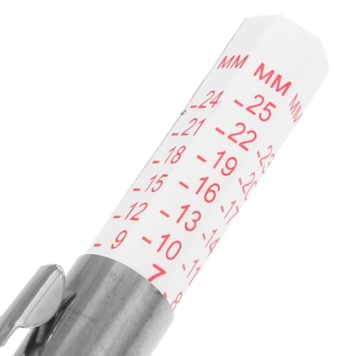 Tire Measuring Gauge 0-25mm Tread Depth 5pcs Plastic Tool Calibrations in Truck Roadside Conditions