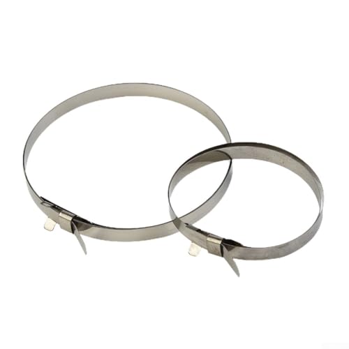 Stainless Steel Axle Boot Clamp Pliers Kit for CV Joint Boot Crimping — 10 Short & 10 Large Bands (34cm×6.5mm / 74cm×7mm), Compatible with Auto and For