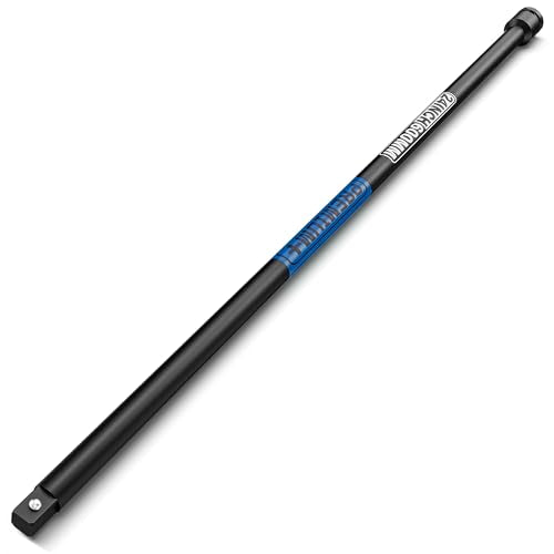 1/2" Drive Impact Extension Bar, 24 Inch Length Socket Extension, CR-V Steel, Narrow and Deep Areas in Automobile Maintenance, Mechanical Assembly or Industrial Operations - size: 1/2" 24-Inch
