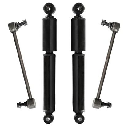 Detroit Axle - 6pc Front Struts Shocks Kit for 2011-2016 Hyundai Elantra | 2012 2013 2014 2015 Struts with Coil Spring Assembly Sway Bar End Links Rear Shock Absorbers Replacement Suspension - size: 6AQS47408/ strut shock sway kit