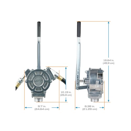 GPI - HP-100-UL Lever Action Fluid Transfer Hand Pump, 50 Gallon per 100 Strokes (114000-10)